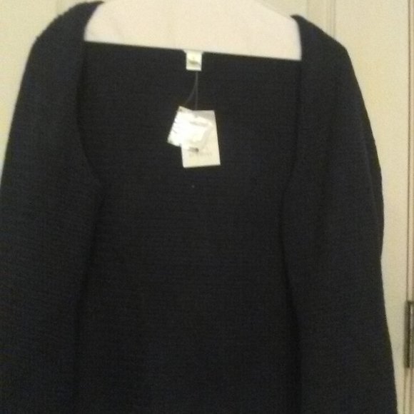 Talbots Sequin Accented Indigo Blue Sweater - Picture 5 of 8
